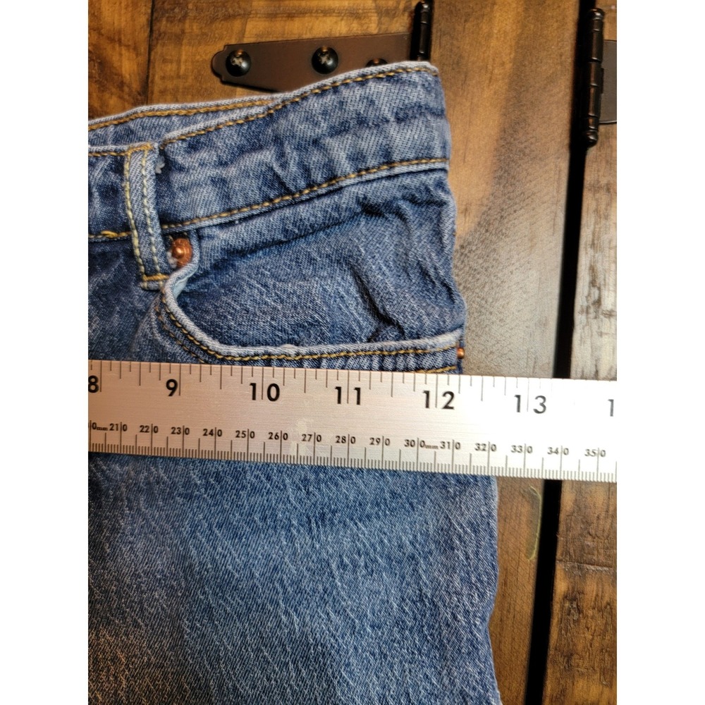 Levi's High Rise Baggy Jeans Kids 8 Regular Blue Excellent Wide Leg Denim - Picture 5 of 9